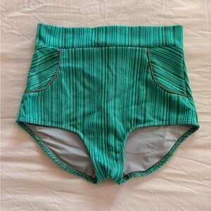 Seea Georgia High Waist Bottom - Coastal Rib S